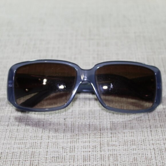Prada Milano Top Gradient SPR 16L 57[]15 Translucent Blue Frames with Brown Lens - Picture 2 of 8